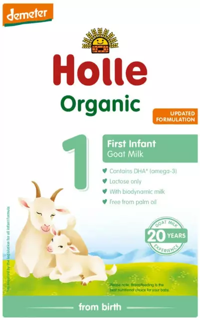 Holle Bio Kozie mlieko 1 počiatočné dojčenské mlieko, výživa od narodenia