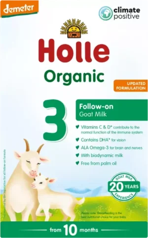Holle Bio Kozie mlieko 3 pokračovacie dojčenské mlieko, výživa od 10. mesiaca
