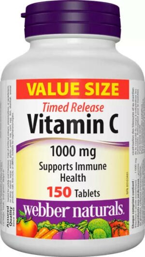 Vitamín C 1000 mg časované Webber Naturals | výživový doplnok | vitamín