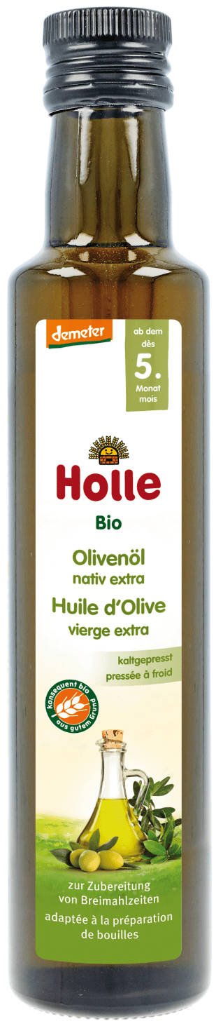 Holle Detský organický extra panenský olivový olej od 5. mesiaca (250 ml)
