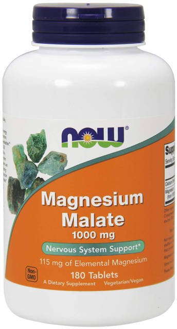 Magnesium Malát 1000 mg Now Foods | výživový doplnok | vitamín