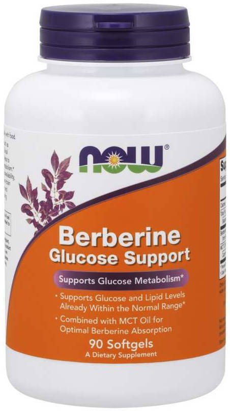 Berberine 400 mg glukózová podpora Now Foods