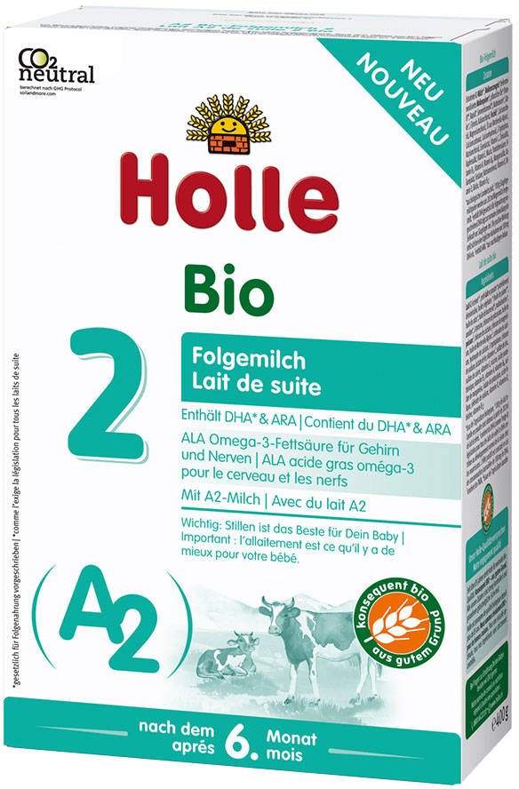 Holle Bio dojčenské mlieko 2 A2 (pokračovacia mliečna dojčenská výživa od 6. mesiaca)