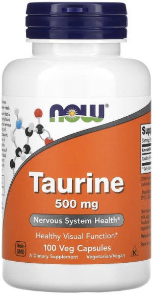 Taurín (Taurine) 500 mg Now Foods