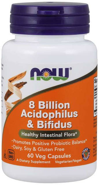 Acidophilus & Bifidus 8 miliárd Now Foods | výživový doplnok | vitamín