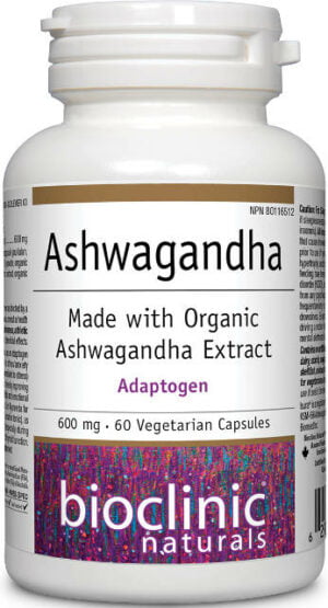 Ašvaganda (Ashwagandha) KMS-66 600 mg Webber Naturals | výživový doplnok | vitamín