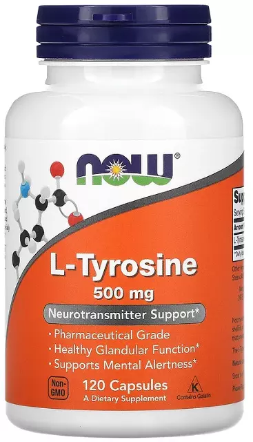 L-Tyrosine (L-Tyrozín) 500 mg Now Foods | výživový doplnok | vitamín
