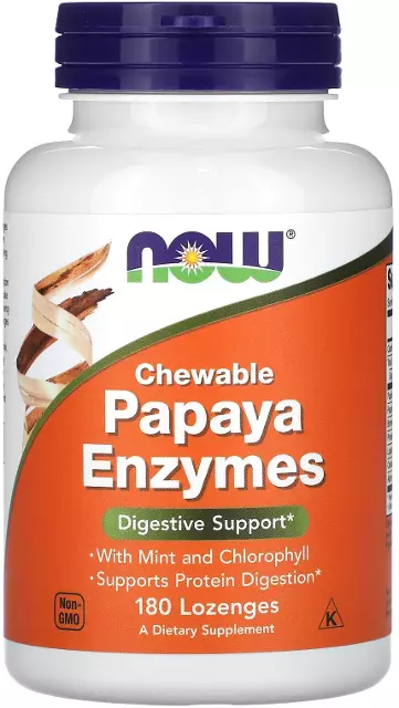Papájové Enzýmové pastilky Now Foods | výživový doplnok | vitamín