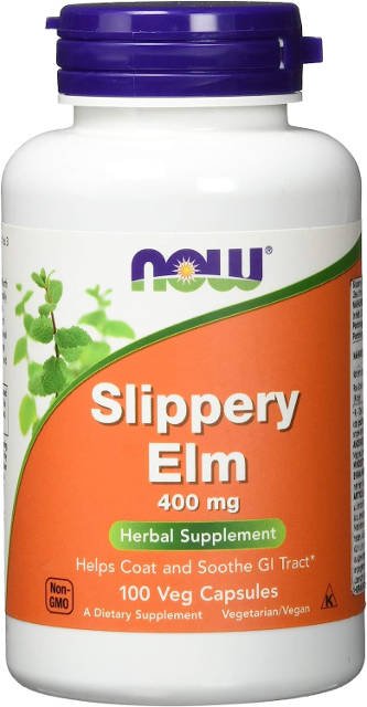 Slippery Elm (Brest Červený) 400 mg Now Foods | výživový doplnok | vitamín