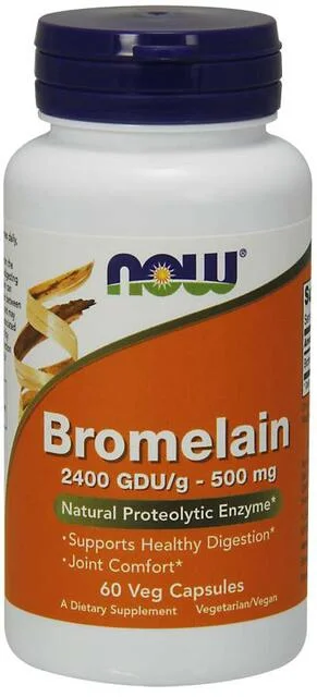 Bromelín (Bromelain) 500 mg Now Foods | výživový doplnok | vitamín