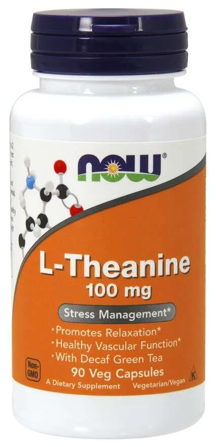 L-Theanin 100 mg Now Foods | výživový doplnok | vitamín