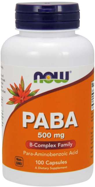 PABA 500 mg Now Foods | výživový doplnok | vitamín