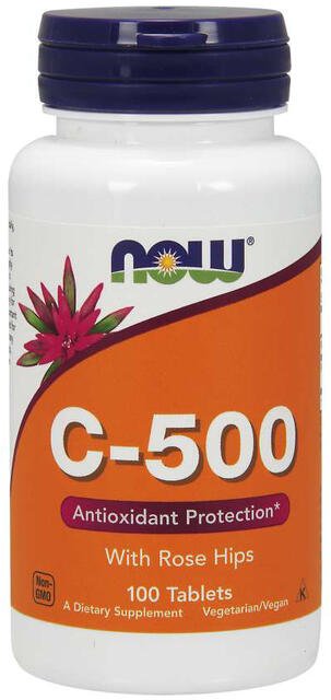 Vitamín C 500 mg + šípky Now Foods | výživový doplnok | vitamín