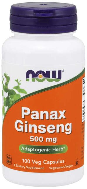 Ženšen 500 mg (Panax Ginseng) Now Foods | výživový doplnok | vitamín