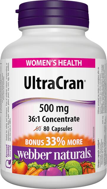 Brusnice 500 mg FORTE Webber Naturals Bonus | výživový doplnok | vitamín