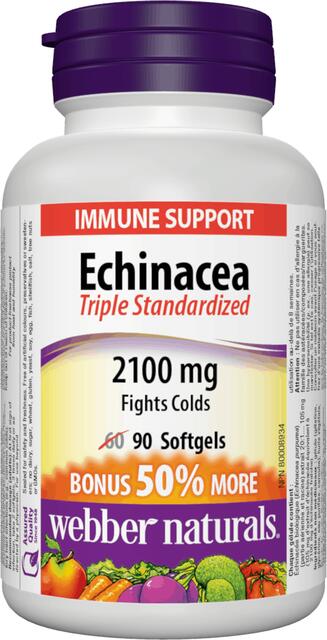 Echinacea 2100 mg Bonus Webber Naturals | výživový doplnok | vitamín
