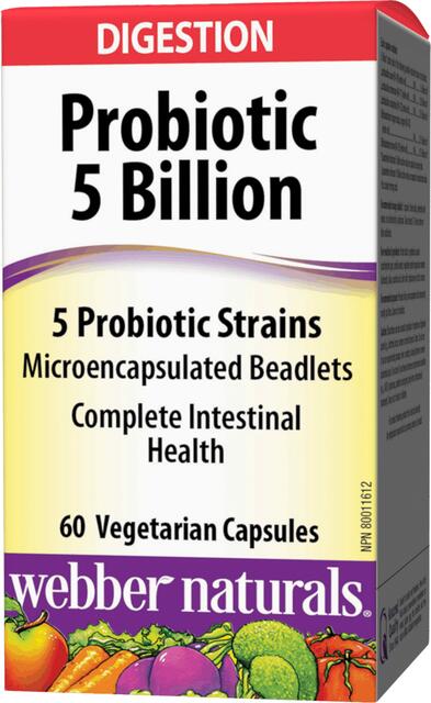 Probiotiká komplet 5 miliárd Webber Naturals | výživový doplnok | vitamín