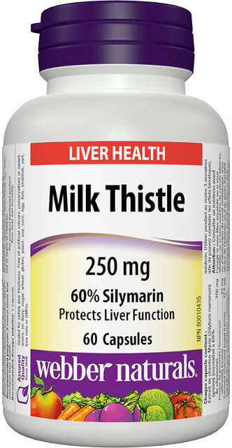 Ostropestrec mariánsky (Milk Thistle) 250 mg Webber Naturals | výživový doplnok | vitamín