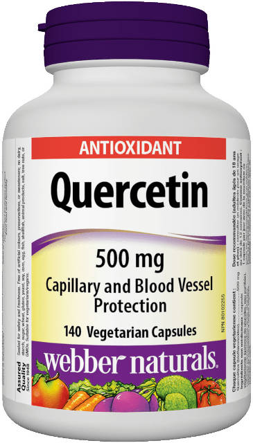 Quercetin (Kvertecín) 500 mg Webber Naturals | výživový doplnok | vitamín