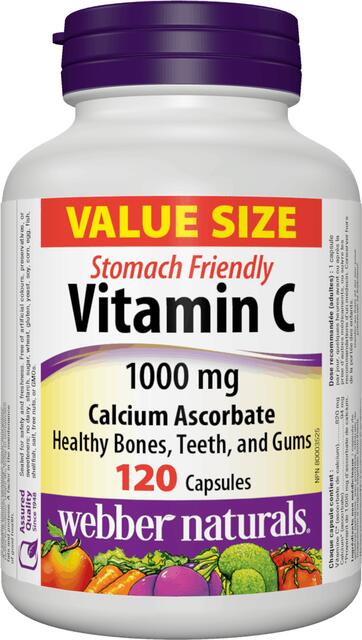 Vitamín C askorbát vápenatý 1000 mg Webber Naturals | výživový doplnok | vitamín