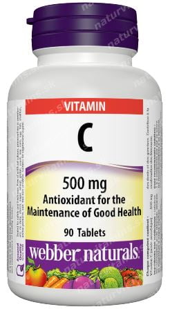 Vitamín C 500 mg + šípky Webber Naturals | výživový doplnok | vitamín